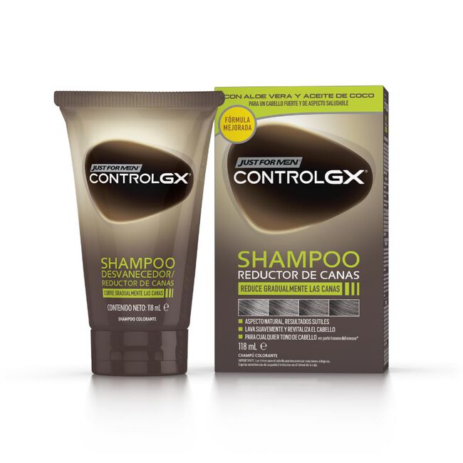 Just For Men Control Gx Champú reductor de canas, 118 ml