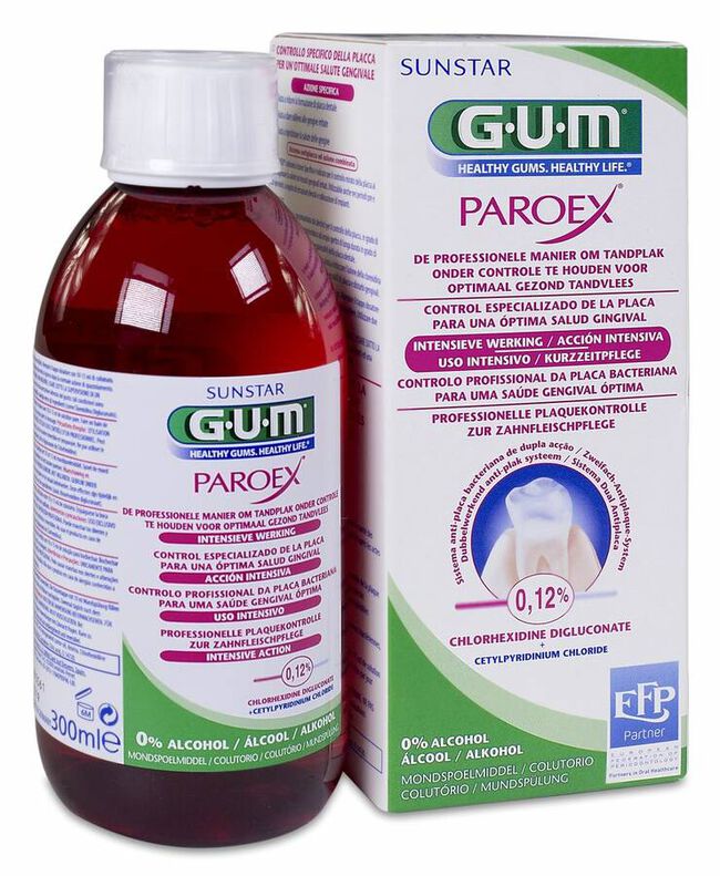 GUM Paroex Tratamiento Periodontitis Colutorio, 300 ml