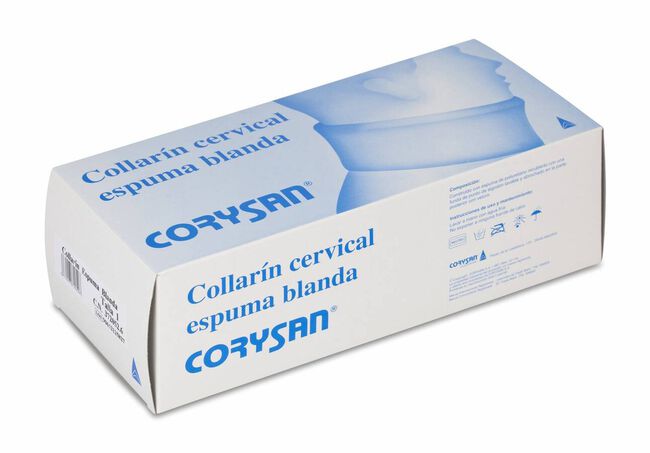 Corysan Collarín Cervical Espuma Blanda Talla 1, 1 Ud