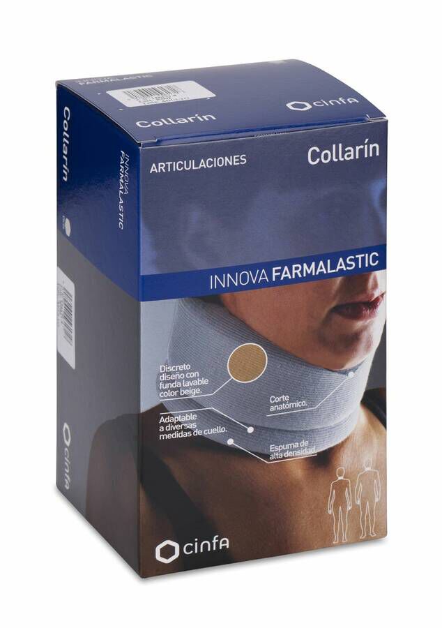 Farmalastic Innova Collarín Cervical Adultos Talla Única, 1 Ud