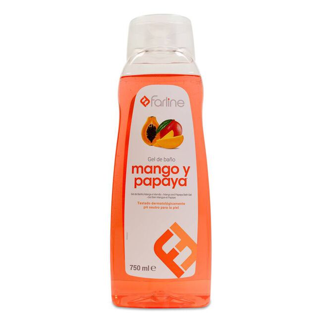 Farline Gel de Ducha Mango Papaya, 750 ml