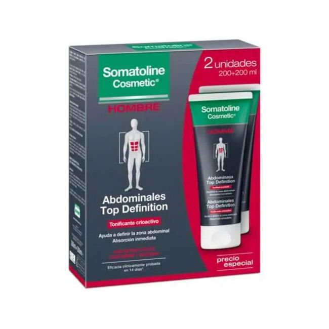 Pack Somatoline Cosmetic Abdominales Top Definition, 2 x 200 ml