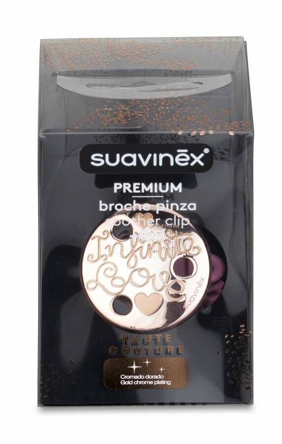 Suavinex Couture Broche de Pinza Redondo, 1 Ud