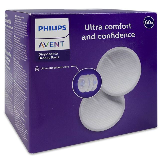Philips Avent Discos de Lactancia Ultra Confortable 60uds
