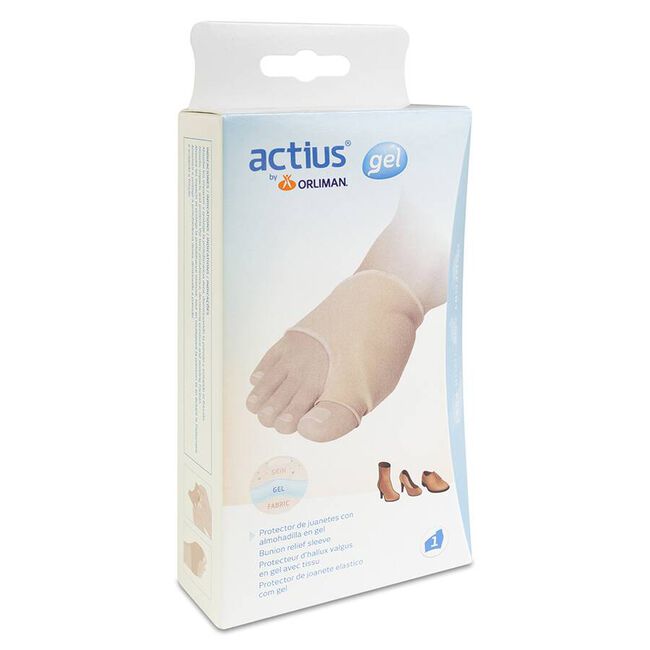 Orliman Feetpad Protector de Juanetes con Almohadilla en Gel ACP912 Talla S, 1 Unidad