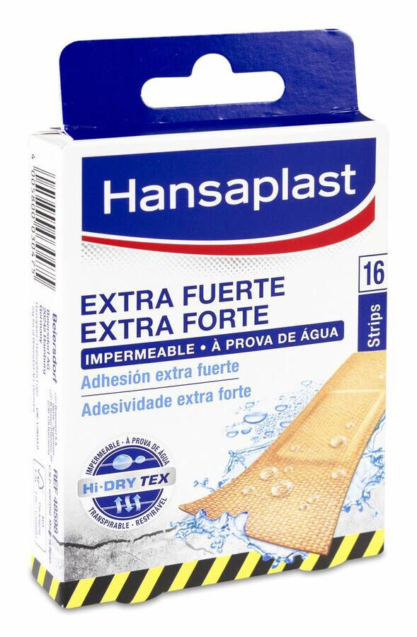 Hansaplast Extra Fuerte, 16 Apósitos