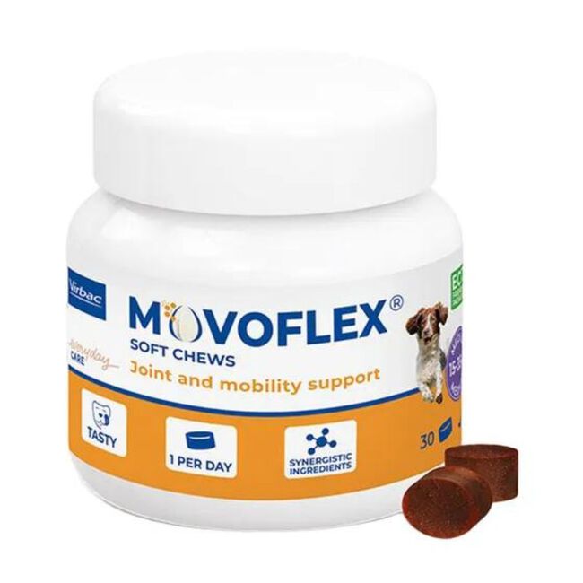 Movoflex Soft Chews M 15-35Kg, 30 unidades
