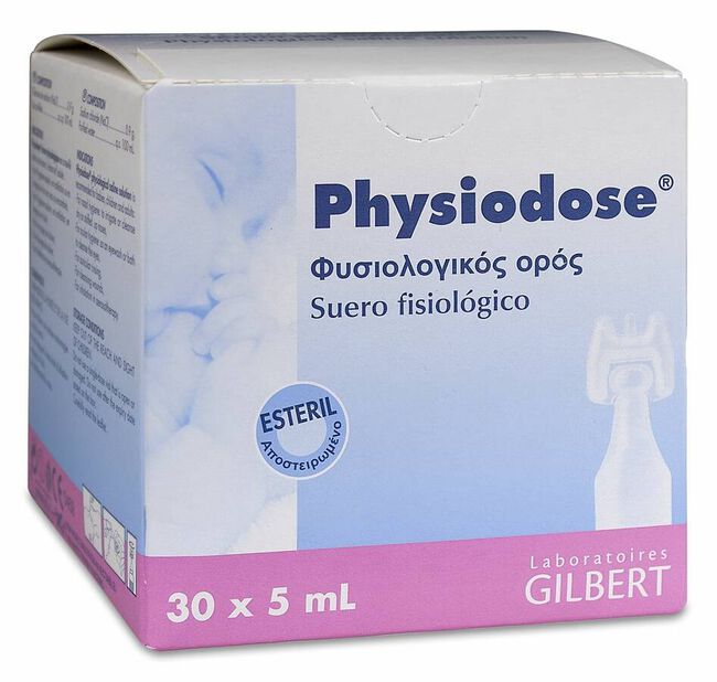 Gilbert Laboratoires Physiodose Suero Fisiológico 30 Uds x 5 ml - Atida