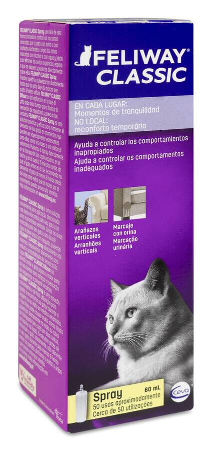 Feliway Classic Travel Spray Gatos, 60 ml