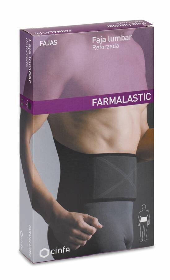 Farmalastic Faja Lumbar Reforzada Talla 2, 1 Ud