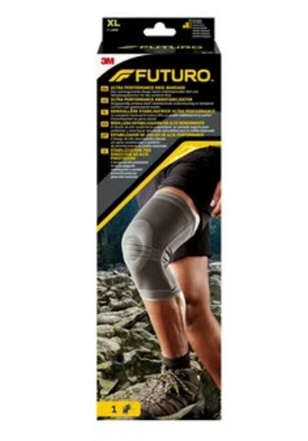 3M Futuro Rodillera Estabilizadora de Alto Rendimiento Talla XL, 1 Unidad