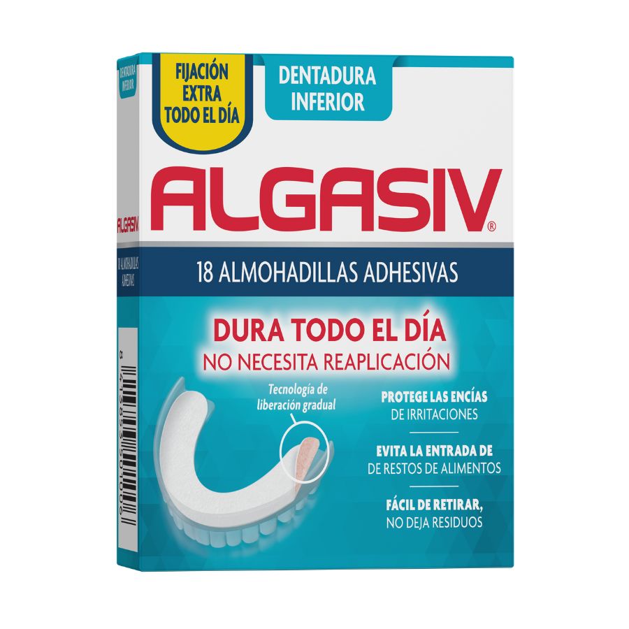 Algasiv Almohadillas Adhesivas Inferiores, 18 u image number null