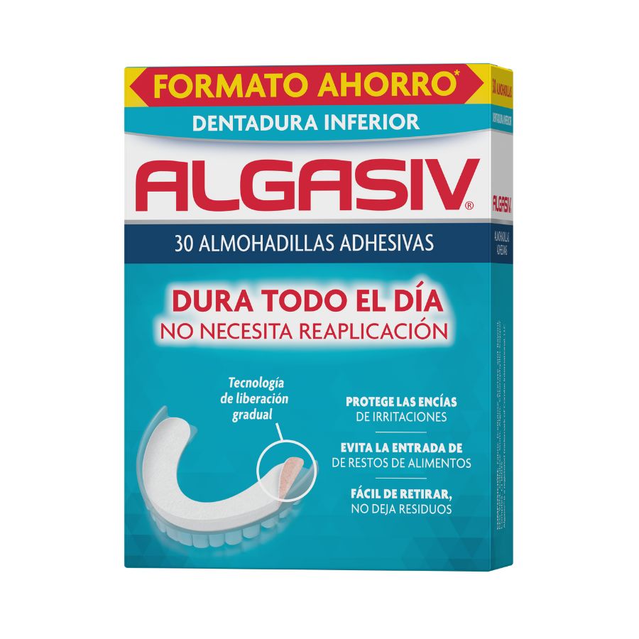 Algasiv Almohadillas Adhesivas Inferiores, 30 Uds image number null