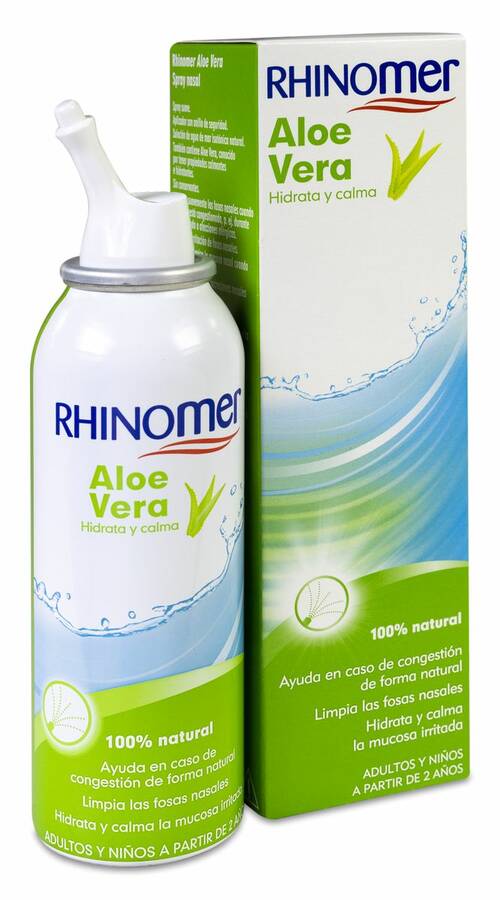 Rhinomer Aloe vera Spray nasal con agua de mar 100 ml — Farmacia y