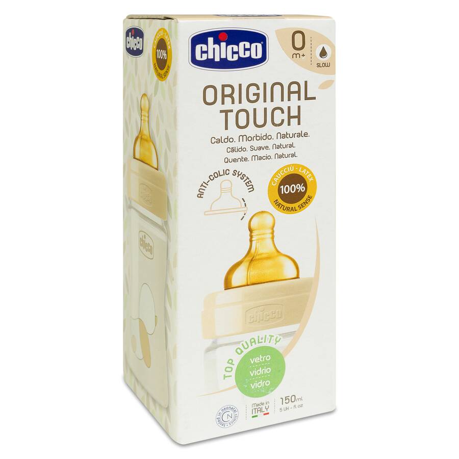Biberón Cristal CHICCO 150ml Original Touch - Comprar biberón CHICCO