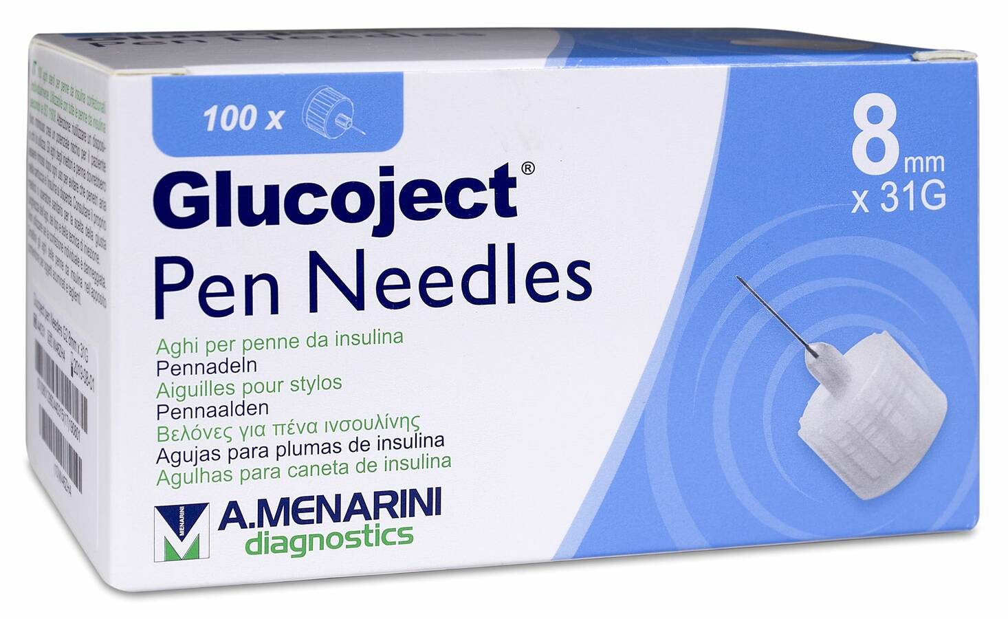 Agujas para plumas de insulina Glucojet