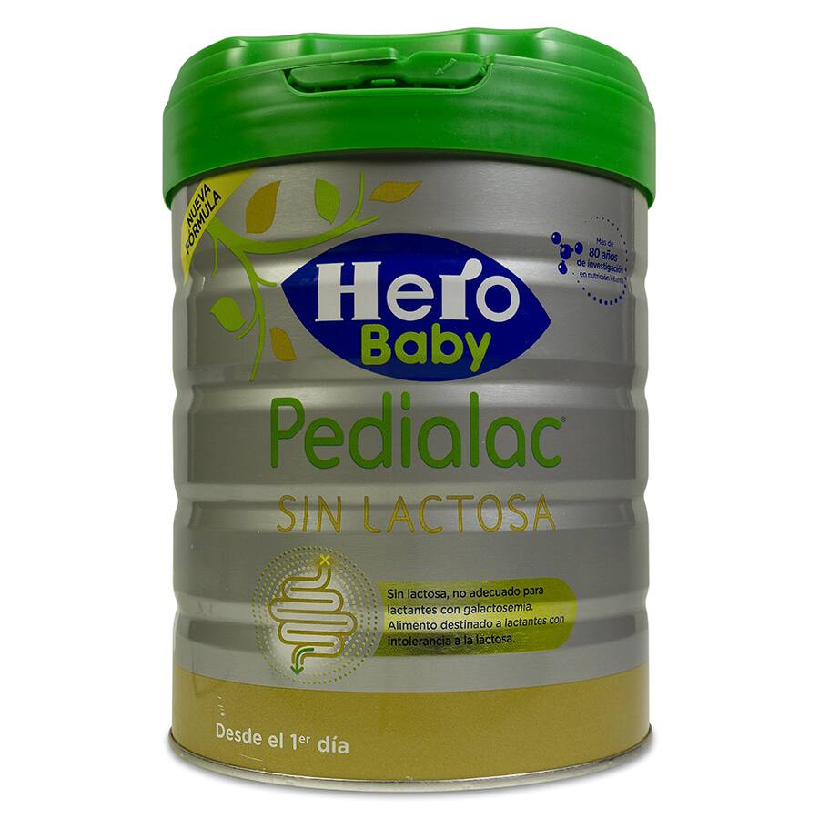 Comprar Hero Baby Leche Pedialac Sin Lactosa Sin Gluten Sin Huevo 800 gr  online